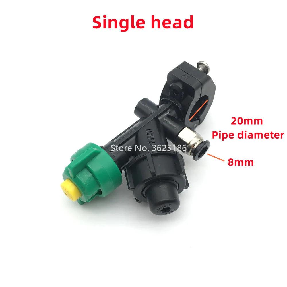 EFT Agricultural Spray Nozzle - 1PCS EFT 20MM Clamp Agricultural Drone Sprayer with 8mm Quick Plug Plant Protection Sprayer Nozzle EFT E416P E616P G616 G630 G420 Agricultural Drone Accessories 36 EFT Agricultural Spray Nozzle, Single head 20mm 3 Pipe diameter Store No. 3625186 8