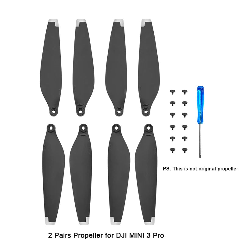 DJI MINI 3 Pro Propeller Guard - Effective Protection for MINI 3 PRO Drone Accessory Blade Wings Cover Bumper Props Anti-collision 35 DJI MINI 3 Pro Propeller, PS: This is not original propeller 2 Pairs Propeller for DJI MINI 3