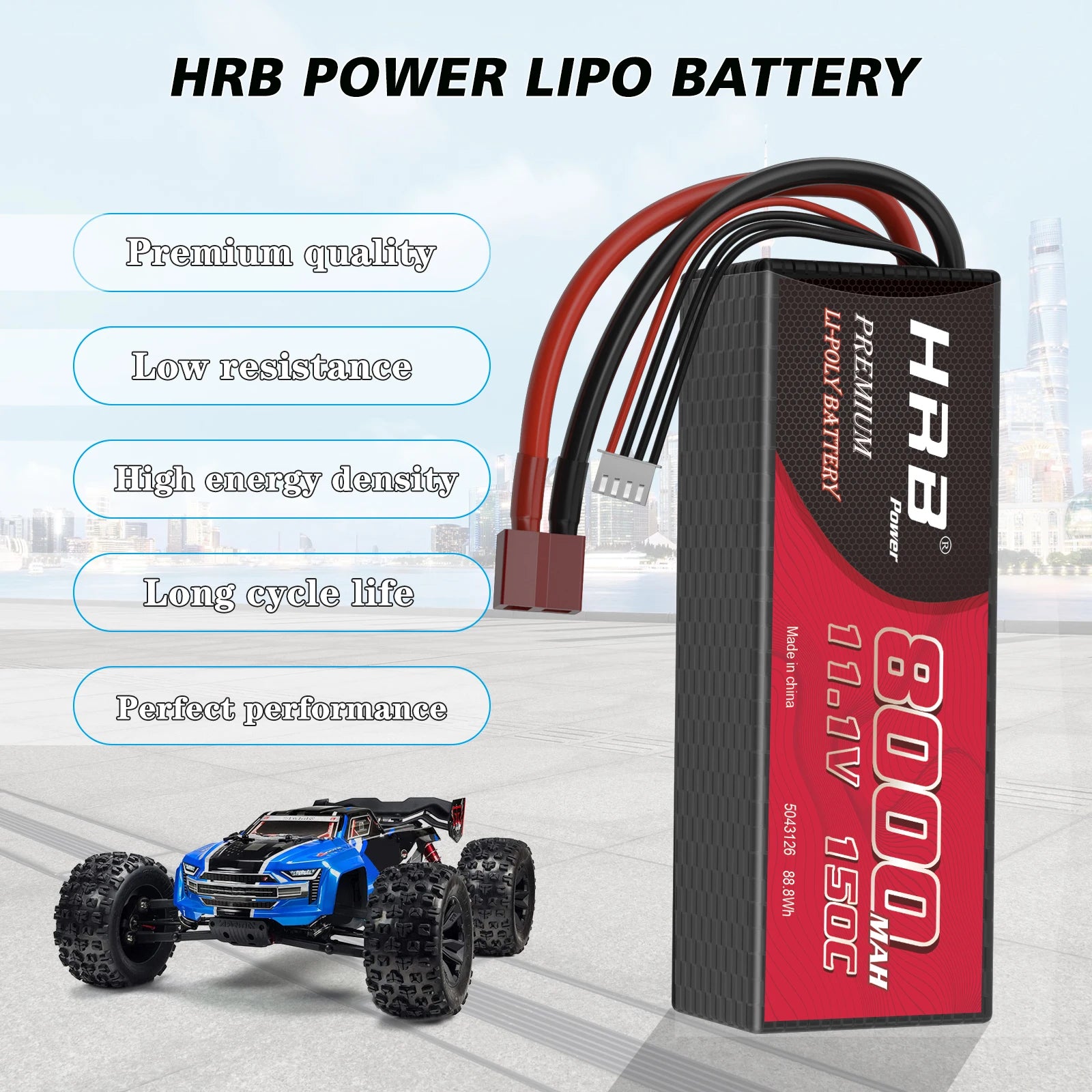 2PCS HRB RC Lipo 3S 4S 6S Battery - 9500mah 8000mah 150C 120C 50C 7000mah 6000mah 11.1V 14.8V 22.2V 7.4V Hard Case For RC Parts FPV Drone Airplane 10 2PCS HRB RC Lipo 3S 4S 6S Battery, HRB RC Lipo 3S 4S 6S Battery SPECIFICATIONS