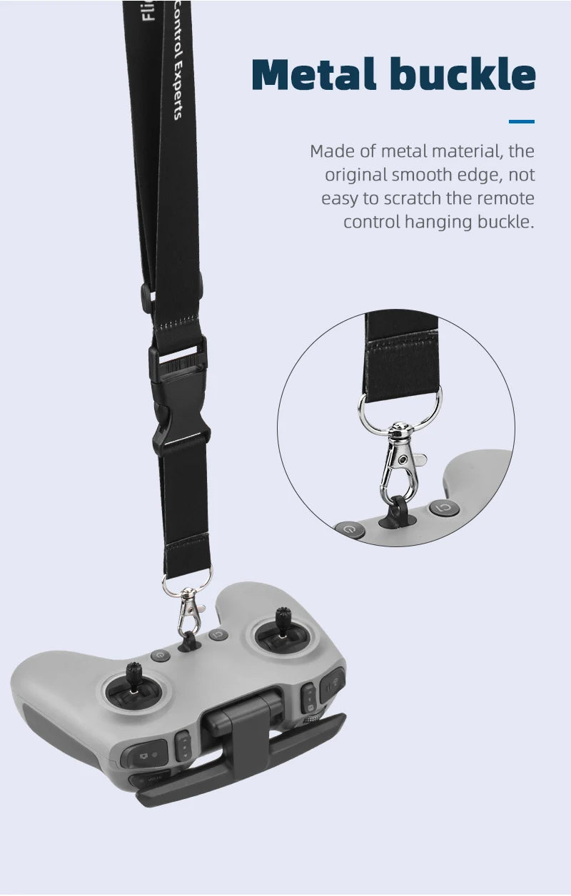 Lanyard Neck Strap for DJI Avata, 2 1 Metal buckle Made of metal material, the original smooth edge, not easy to scratch the