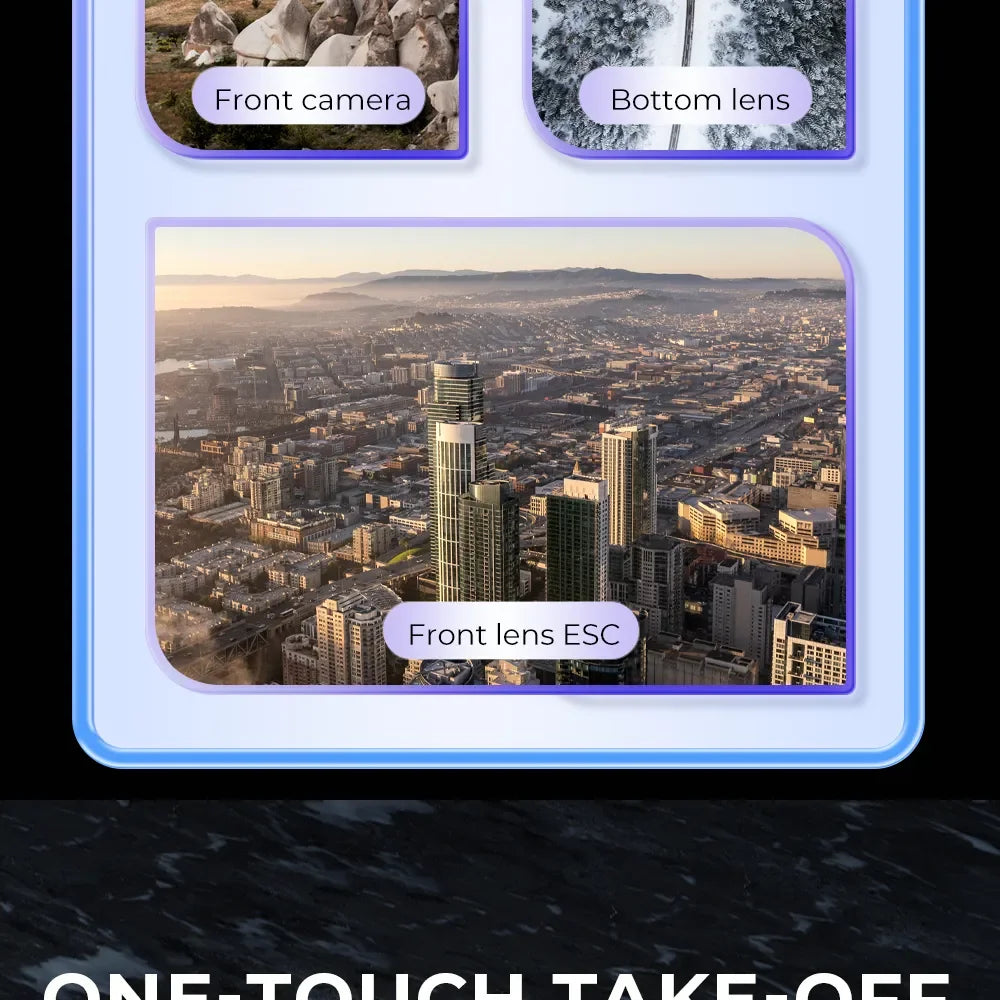 E66 Drone - Professional HD Camera, Front camera Bottom lens Bottom lens ESC AN _cu CAVE