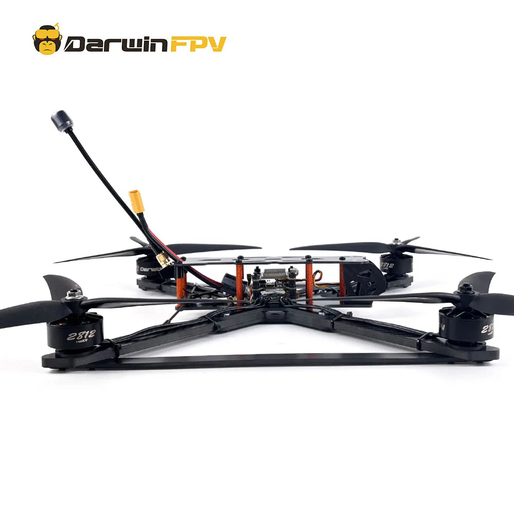 DarwinFPV X9 is a 9-inch heavy load FPV drone with carbon fiber material and CE certification.