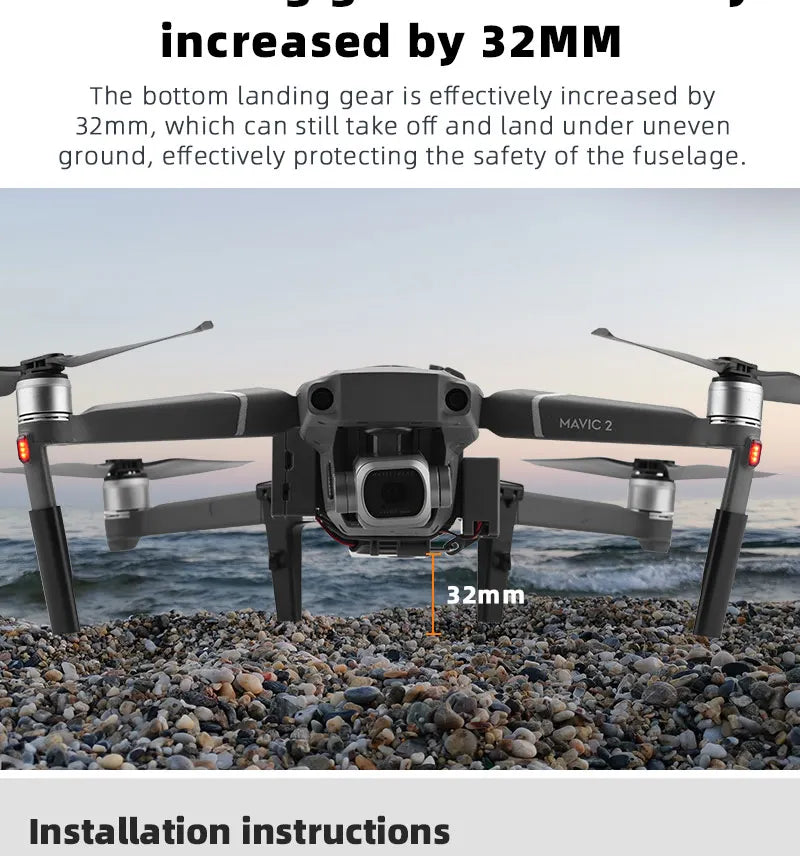 Airdrop System for DJI Mavic 3/3 Classic/2/AIR 2/2S Drone Thrower Fishing Bait Wedding Ring Gift Deliver Life Rescue Kits 26 the bottom landing is effectively increased by 32MM . this can still take off and land under