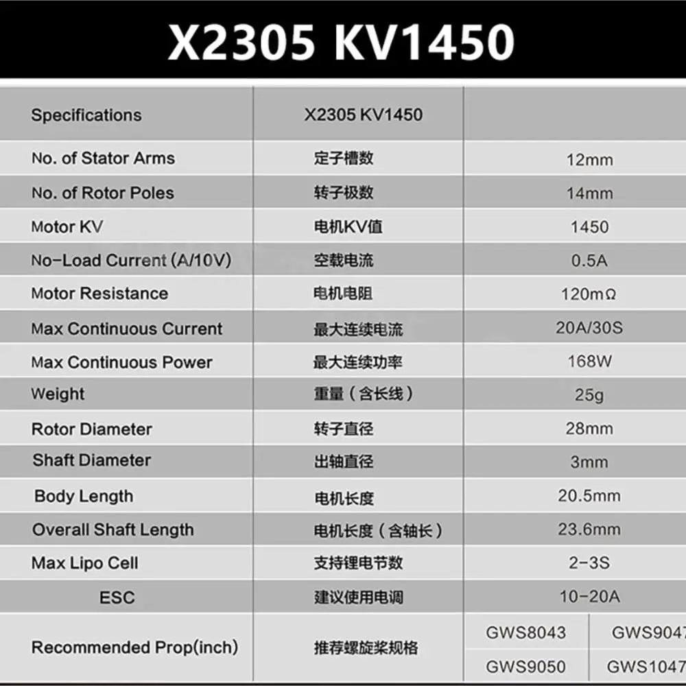 Sunnysky F3P Indoor Power Motor - X2302 X2304 X2305 1400KV 1480KV 1500KV 1620KV 1650KV 1800KV 1850KV motor for RC models 18 Sunnysky F3P Indoor Power Motor, X2305 KV145O No. of Stator Arms 3713 12mm