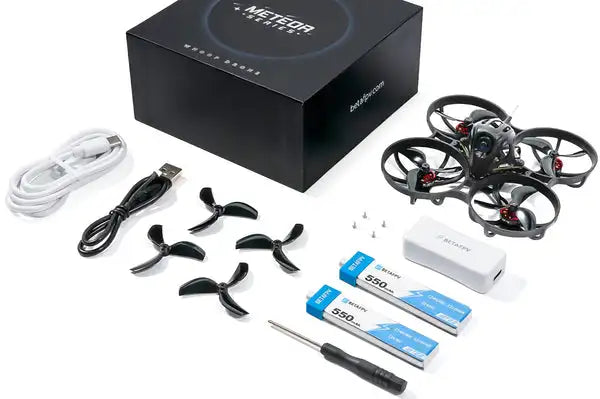 BETAFPV Meteor75 Pro - Brushless Whoop Quadcopter (1S HD Digital VTX) 24 BETAFPV Meteor75 Pro, 1S drone combo comes with 1102 22000KV motors and BT2.0