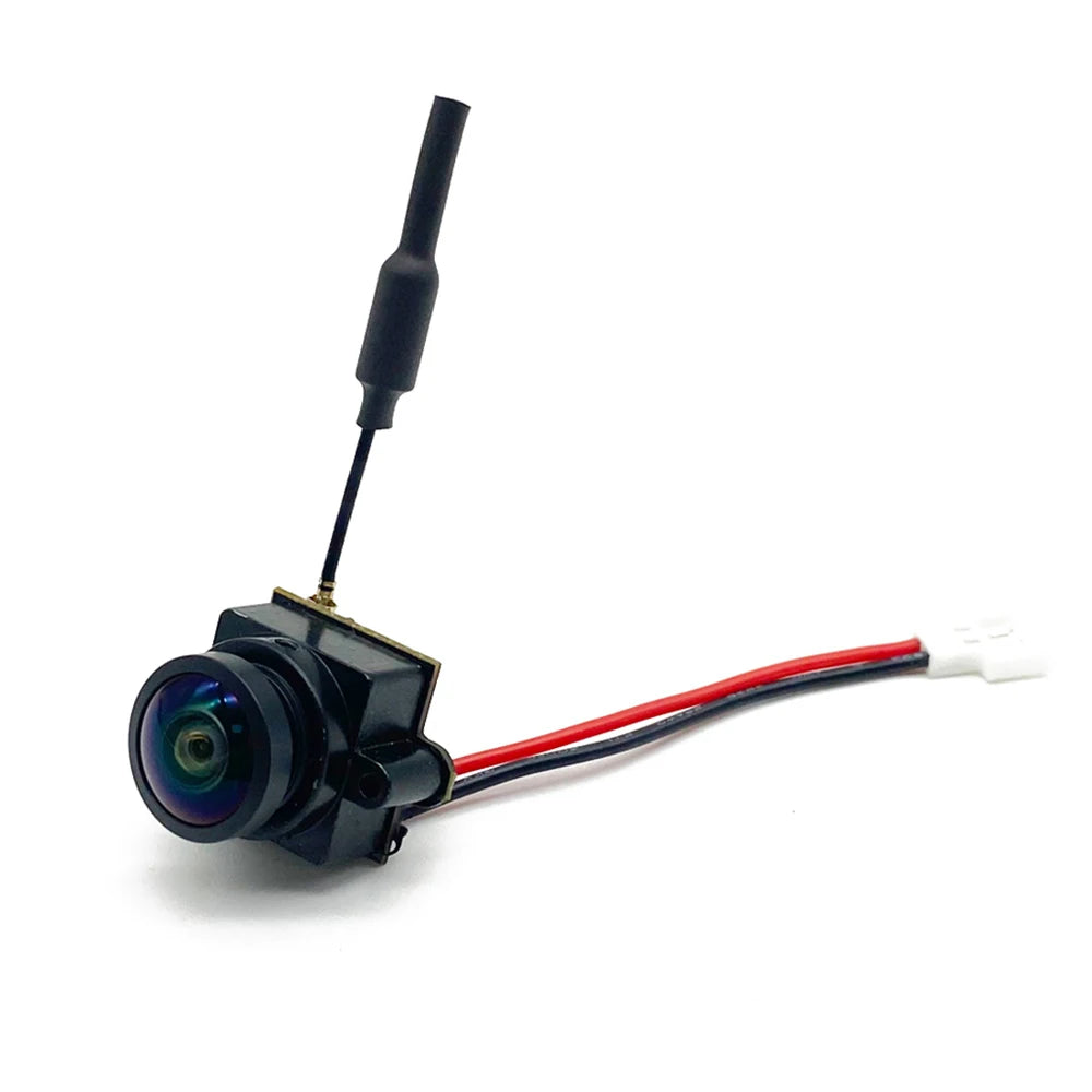 RXCRC 5.8G FPV 48CH 25mW Transmitter VTX-CAM with 1000TVL 180 degree AIO Camera for RC indoor FPV Racing Drone Parts 18 the intuitive button for frequency control ensures easy adjustments on the go