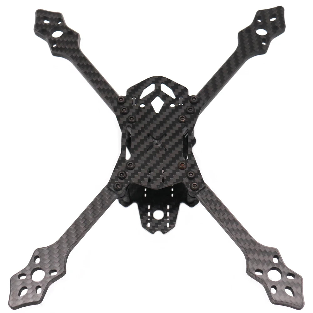 5-Inch Drone Frame Kit, Black Bird 210S Carbon Fiber Four-wheel Drive Attributes : Assembl