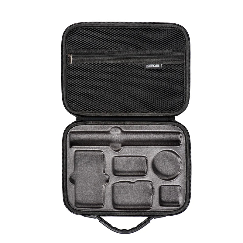 STARTRC PU Storage Bag for DJI Action 5 Pro – Hard Carrying Case Travel Shoulder Bag for Osmo Action 5 Pro Accessories
