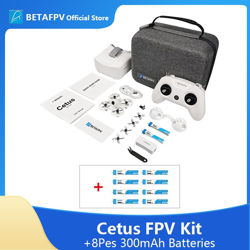 BETAFPV Official Store Cetus FPV Kit +8Pes 300mAh