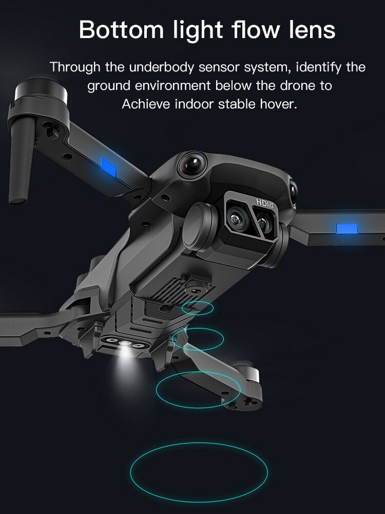 H9 Drone, bottom light flow lens Through the underbody sensor system, identify the ground environment below the drone 