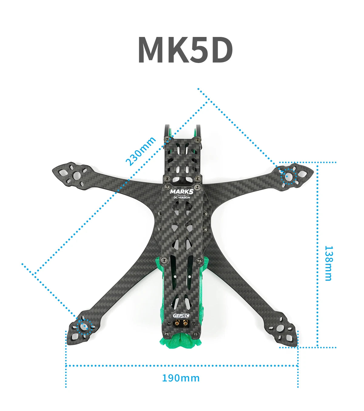 GEPRC GEP-MK5D O3 Frame, MKSD MARKS DCVERSION [ GEPRC 190mm 230