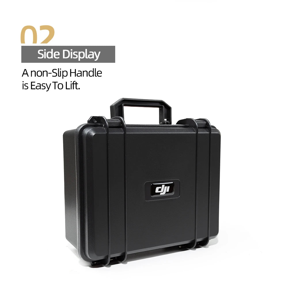 Mini 3 PRO Portable Suitcase Hard Case, 02 Side Display A non-Slip Handle is Easy To
