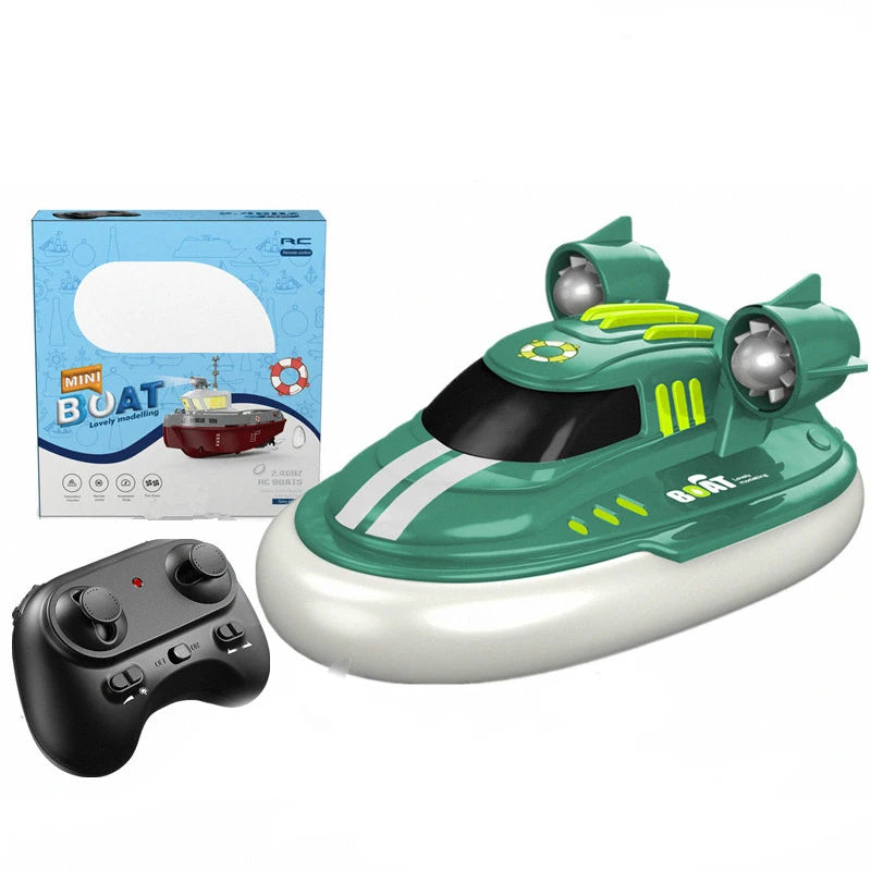 WLtoys S820 RC Boat 2.4G Dual-Motor Tugboat, 4CH, 8 Km/h, 50 m Range, 3.7V 600mAh, Ready-to-Go