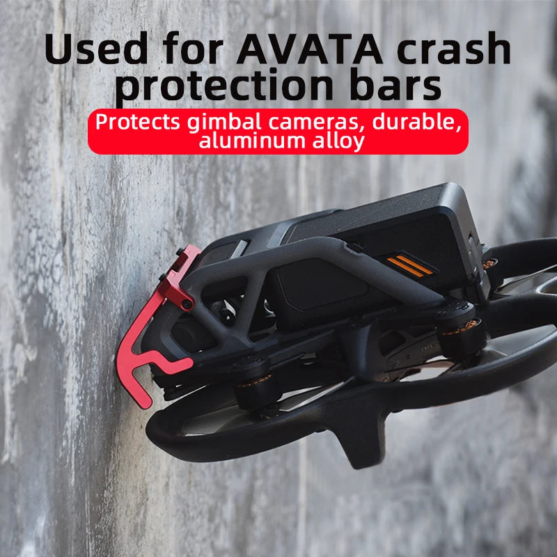 Gimbal Camera Bar for DJI Avata Drone, AVATA crash protection bars protect gimbal cameras, durable, aluminum alloy .