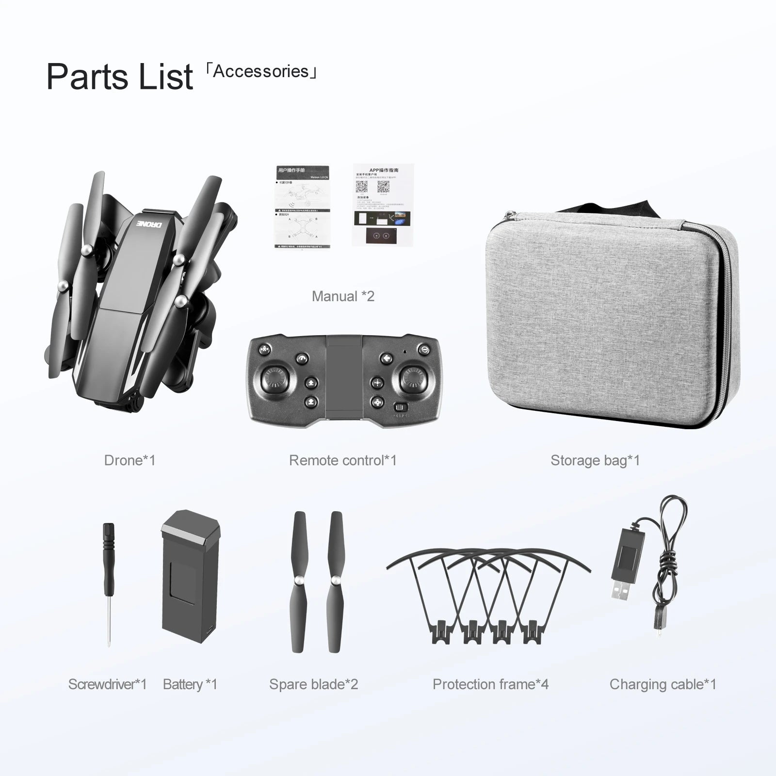 S93 Drone - 4K HD WIFI FPV Drone 1080P Camera Height Hold RC Foldable Quadcopter Dron Rc Helicopter Drone Gift Toy 30 S93 Drone, parts list taccessoriesu mpiifm app