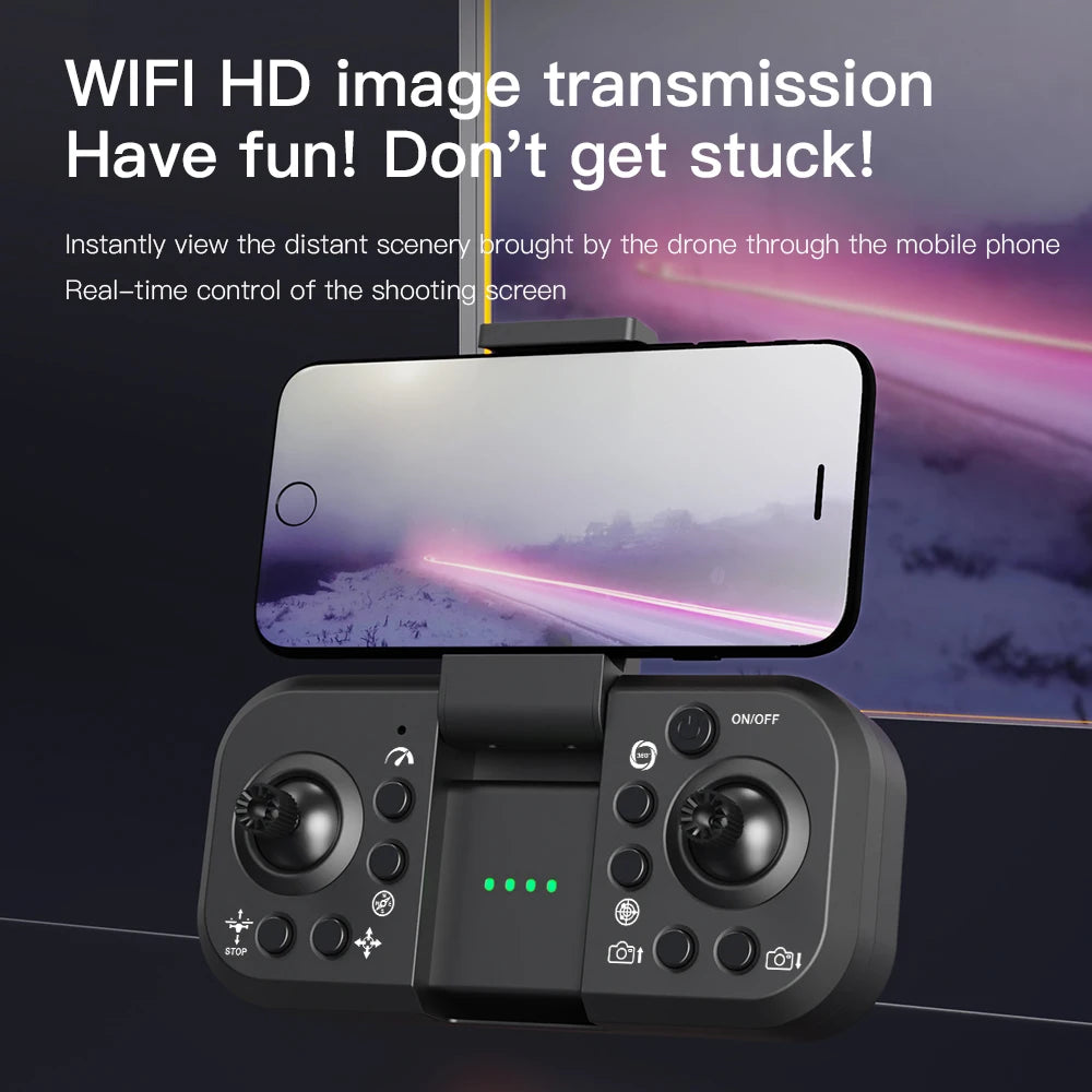 A9 PRO Drone - 2.4G WIFI FPV With 4K HD Camera 20min Flight Time Brushless Foldable ProfessionalRC Drone Quadcopter Toy 31 A9 PRO Drone, real-time control of the shooting screen onioff brought by the