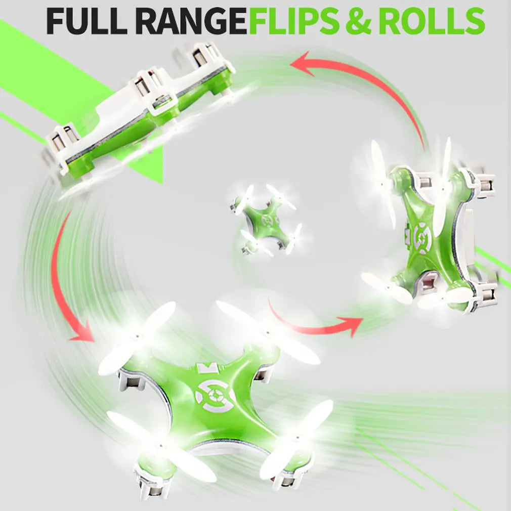 CX-10 Mini Drone - 2.4G 4CH 6 Axis Pocket Drone RC Quadcopter With LED Light Toys For Kids Children Toy Drone 14 CX-10 Mini Drone, monitors are not calibrated same, item color displayed in photos may