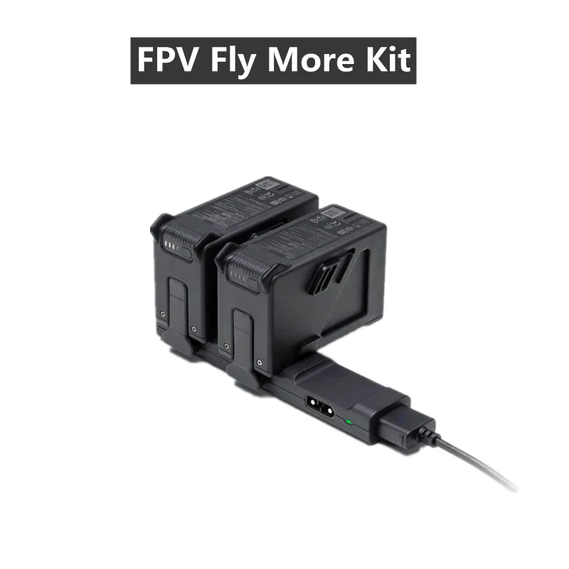 FPV Fly More Kit battery - 2000 mAh LiPo 6S Battery compatible with FPV drones 2 FPV Smart Flight Batteries and 1 Battery Butler 3 FPV Fly More Kit battery, built-in intelligent battery management system can monitor and feedback the battery status in real time.