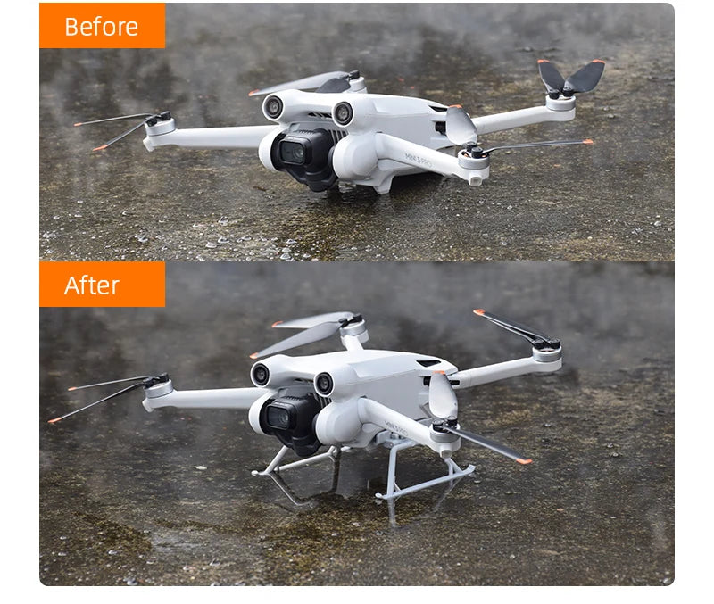 for DJI MINI 3 PRO Drone Accessories Kits Propeller Holder Lens Cap Case Propeller Guard Landing Gear 32 Please remove the protective cover before flying to avoid obstructing the movement of the