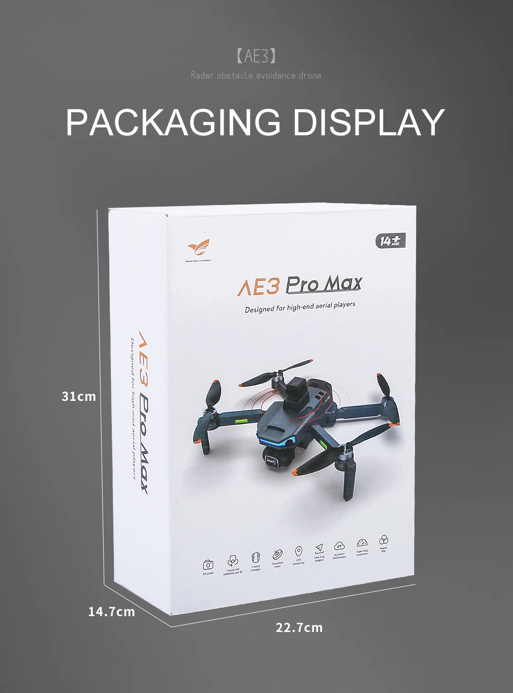 AE3 / AE3 PRO Max GPS Drone, AE3 Pro Max Designed for high-end pljy