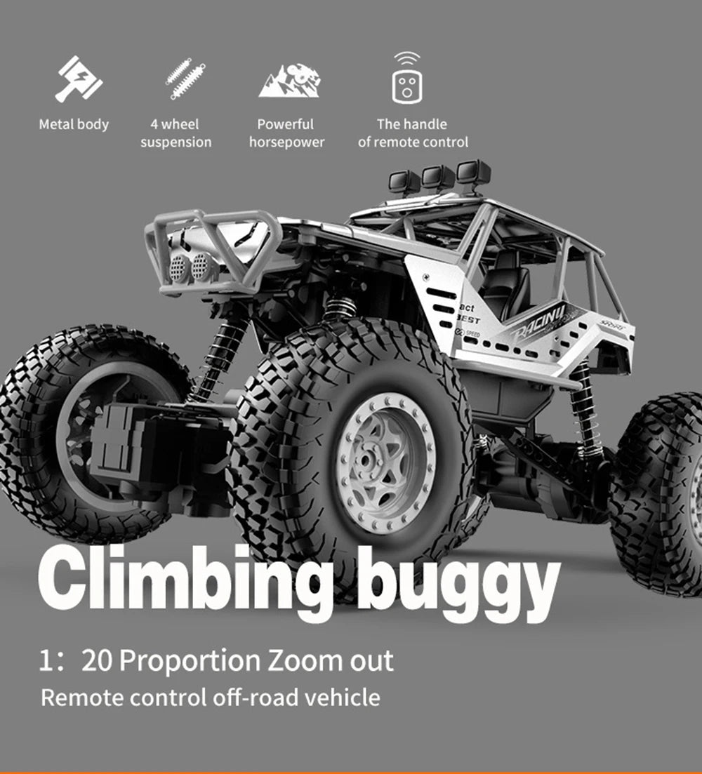 9 Metal body 4 wheel Powerful The handle suspension horsepower of remote control oct C
