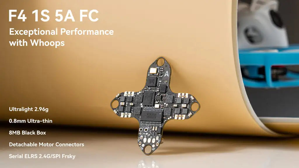 F4 1S 5A FC Exceptional Performance with Whoops Ultralight 2.96g