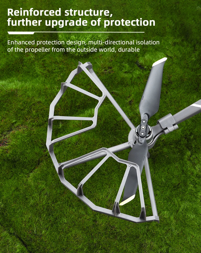 Propeller Guard, reinforced structure, further upgrade 0f protection Enhanced protection design . multi-directional isolation