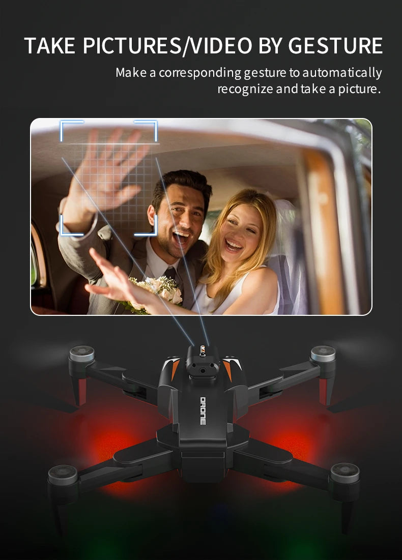X25 Drone, take picturesnideo by gesture make a corresponding gesture to