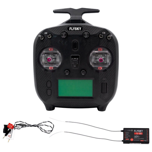FLYSKY FS-ST8 RC Transmitter 2.4GHz Remote Controller ANT Protocol with FS-SR8 Receiver 8CH 1000M Remote Control Distance - RCDrone