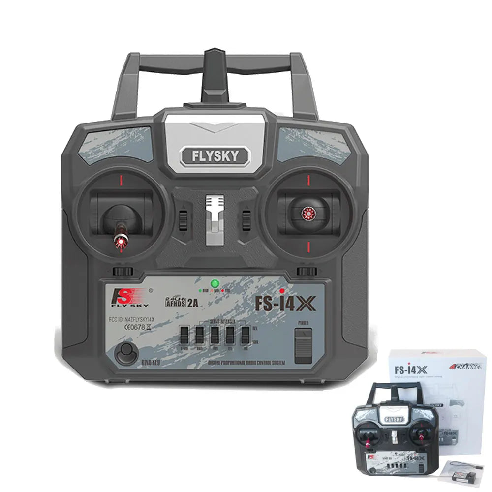 Flysky Rc Controller Flysky FS-i4X 2.4G 4ch RC Transmitter with FS-A6 Receiver For RC Helic ...