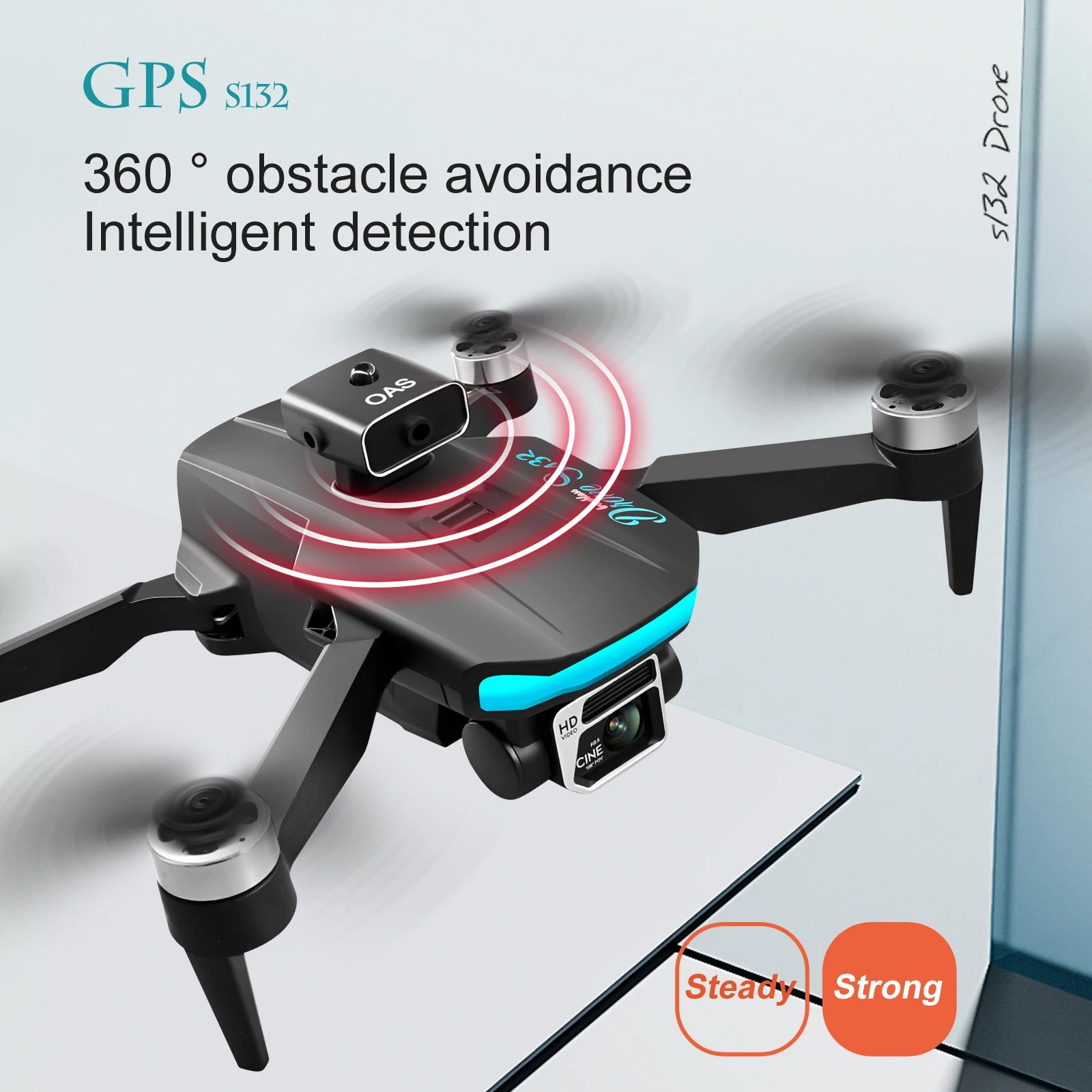 S132 Drone, gps s132 4 360 obstacle avoidance intelligent detection