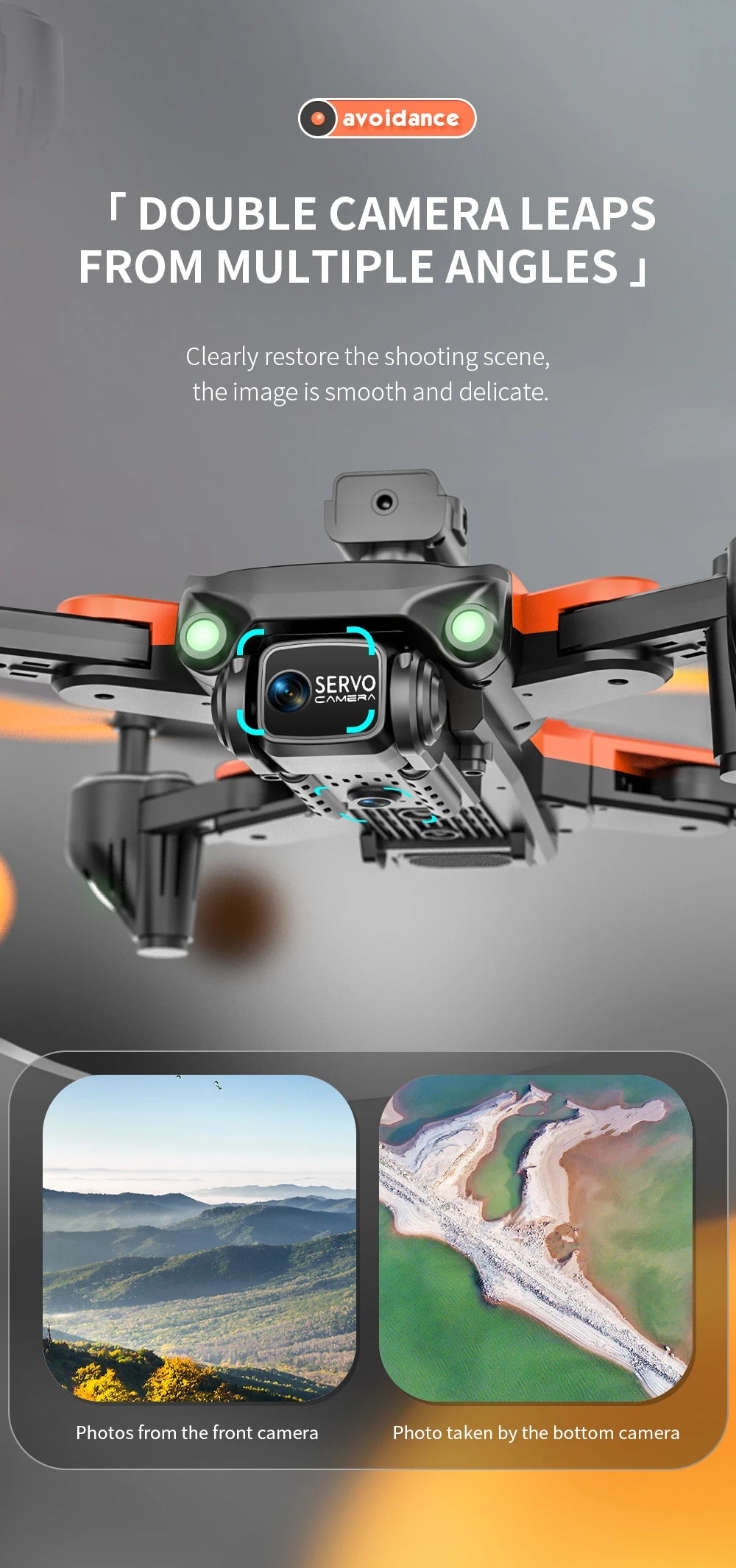 XS011 Drone - 4K RC Profesional HD Camera with Obstacle Avoidance Brushless Foldable Quadcopter Remote Helicopter Kids Toys 29 XS011 Drone, the image is smooth and delicate servo cmea