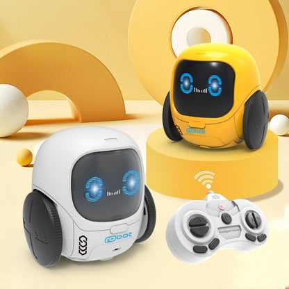Circular Chubby Cartoon Q Version - Smart Remote Control Robot Rotating Dance Electric Toy Light Music Interactive Toys For Kids