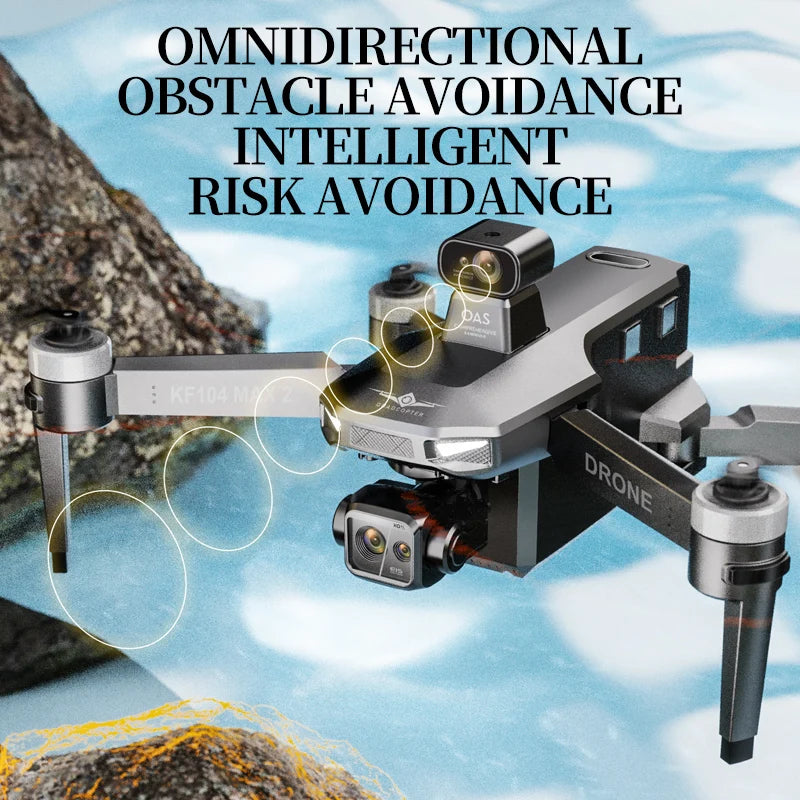 KF104 MAX2 Drone - 4K Camera 3-Axis Gimbal WIFI 360 Obstacle Avoidance ...