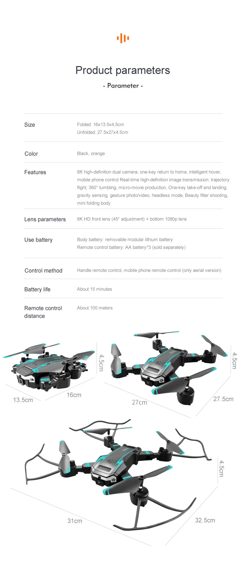 KBDFA G6 Pro GPS Drone, High-end drone for professional aerial photography with 5G connectivity and advanced features.