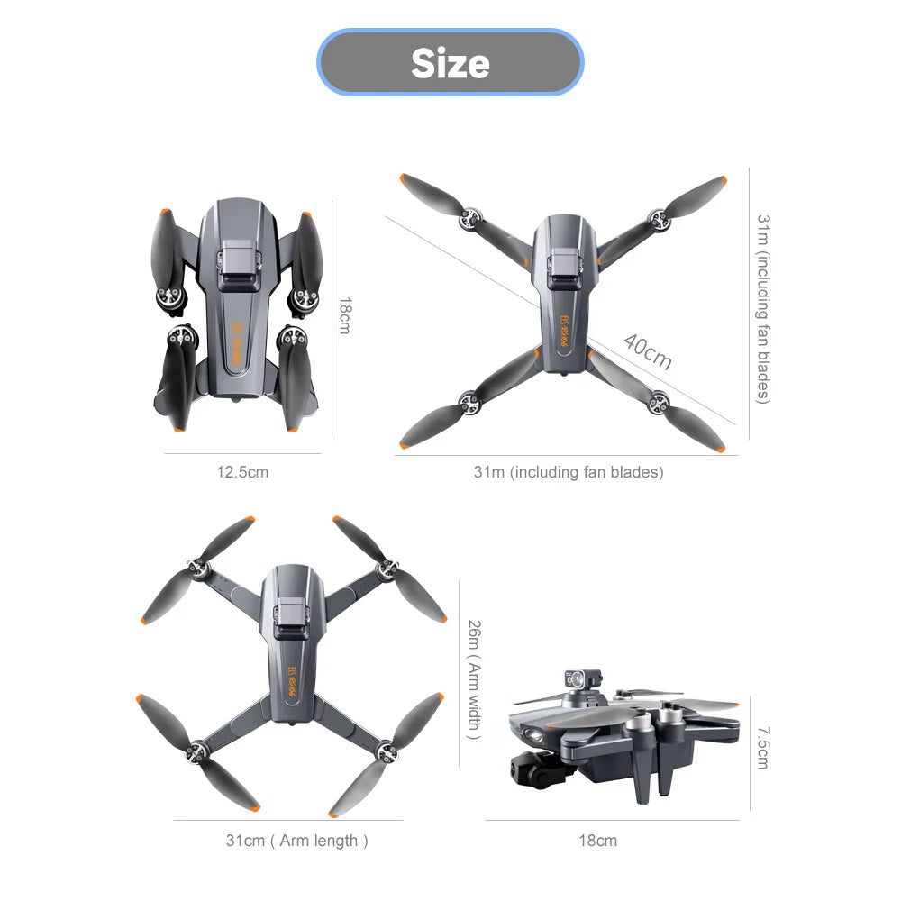 RG106 /RG106 Pro Drone - Camera 4K HD GPS Profesional Obstacle avoidance With 3Axis Brushless 8K HD RC Helicopter 5G WiFi Fpv Quadcopter Professional Camera Drone 47 RG106 /RG106 Pro Drone, MV function: filters, video effects, adding background music, picture/video sharing .