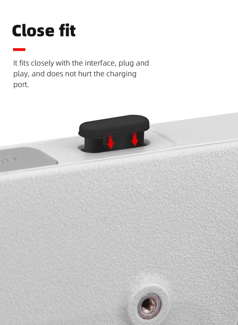 Type-C Dust Plug for DJI Mini 3 Pro - Body Remote Control Charging Interface Silicone Dust Plug Cover RC-N1/DJI RC Accessories 14 Type-C Dust Plug for DJI Mini 3 Pro, close fit It fits closely with the interface, plug and play, and does not hurt the charging