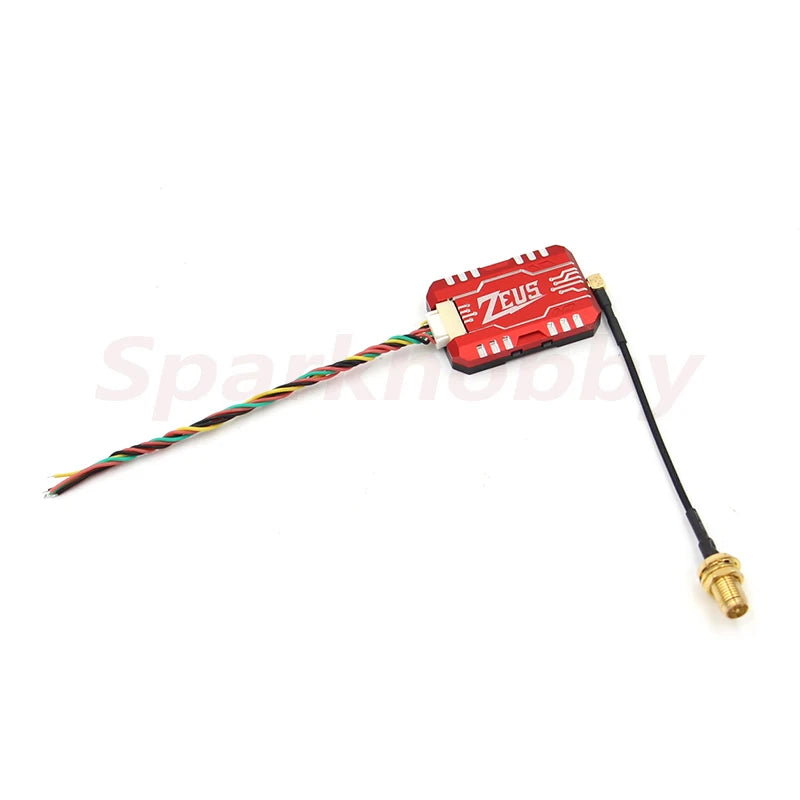 HGLRC Zeus VTX PRO 1.6W 5.8G 40CH Image Transmission with Microphone PIT/25/400/800/1.6W Adjustable For RC FPV Racing Drones 15 HGLRC Zeus VTX, Zeus VTX PRO 1.6W 1 x 80mm 5.8G MMC