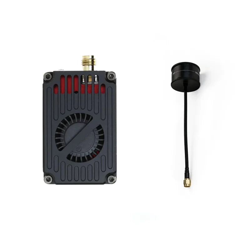 RUSHFPV 1.2G 1.3GHz 4W Long Range VTX with SMA Omni Antenna, IRC Tramp Control, Adjustable Power for FPV Drone