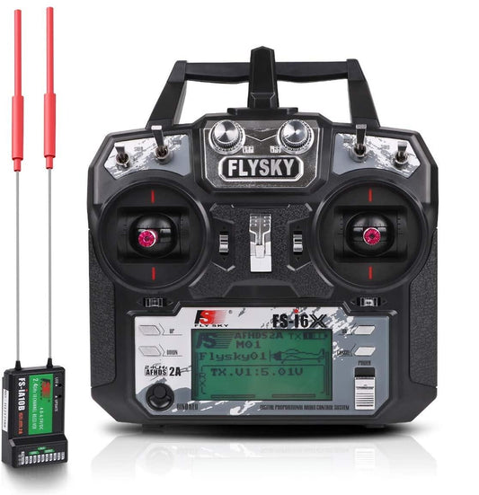 Flysky FS-i6X 10CH Radio Transmitter + Flysky ia10B Receiver 2.4GHz, AFHDS 2A for FPV Racing RC Drone Quadcopter