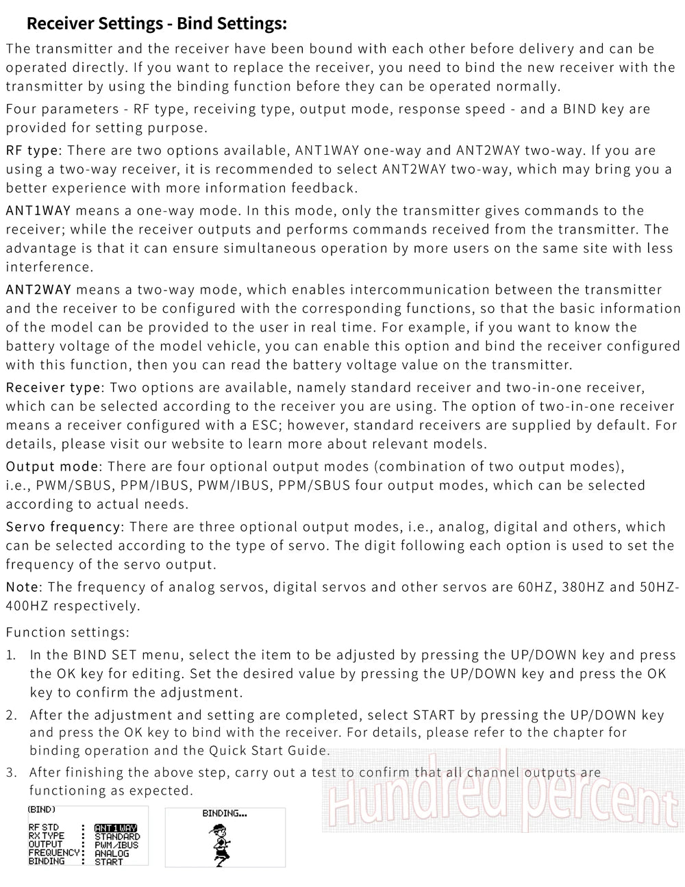 FLYSKY FS-G7P G7P 2.4G 7CH ANT Protocol Radio Transmitter- PWM PPM I-BUS SBUS Output with FS-R7P R7P RC Receiver for RC Car Boat 54 four parameters RF type, receiving type, output mode, response speed and a BIND