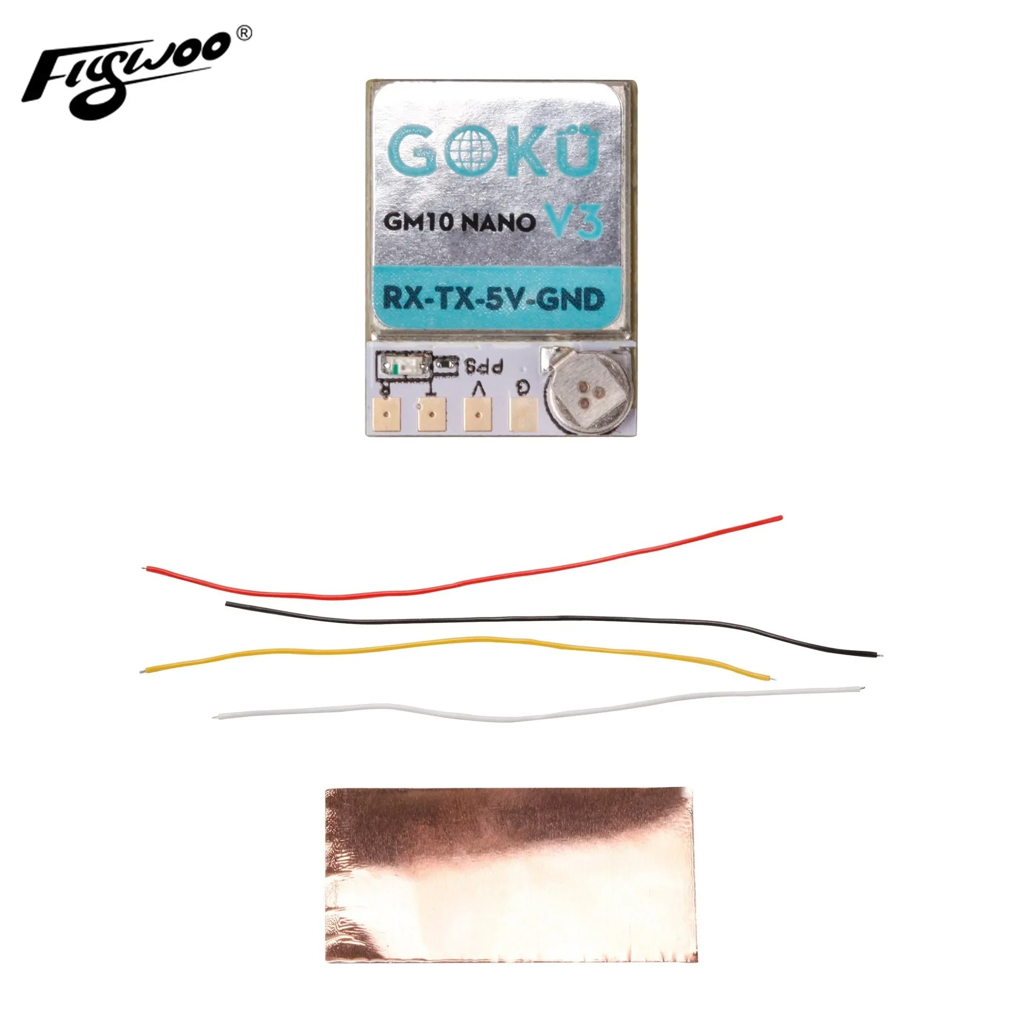 FLYWOO GOKU GM10 Nano V3 GPS, GeKo GMIO NANO VS RX-TX-sv-