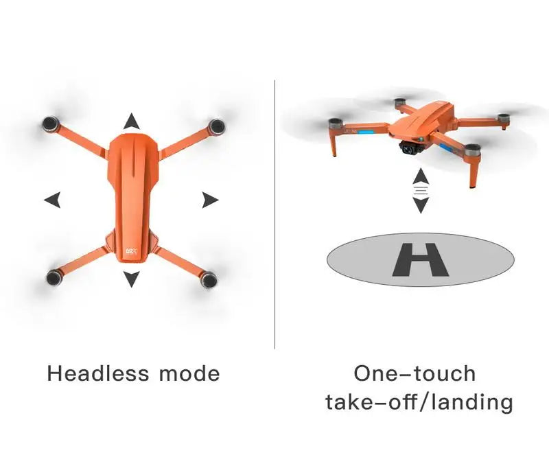 headless mode one-touch take-off/land