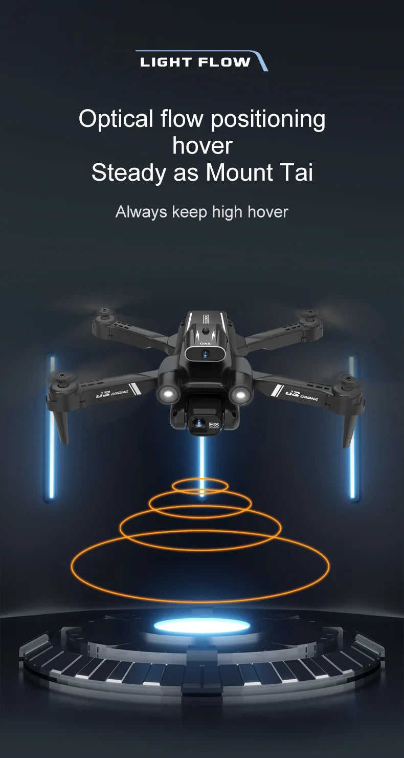 S17 Drone - New four axis UAV Aerial Photography 8K HD Drone Obstacle Avoidance Remote Control UAV ESC Lens Children's Toys XMAS Gift 21 S17 Drone, mount tai always keep high hover 08 eis