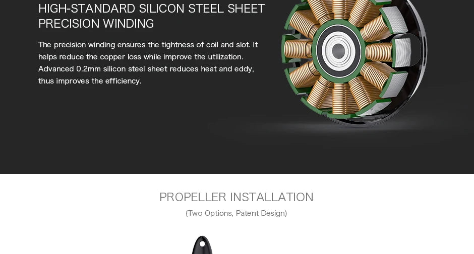 T-MOTOR U7 KV280 KV460 KV490 U-POWER Motor For UAV Multirotor Drones Rotors Hexacopter 12 T-MOTOR, HIGH-STANDARD SILICON STEEL SHEET PRECISION WINDING
