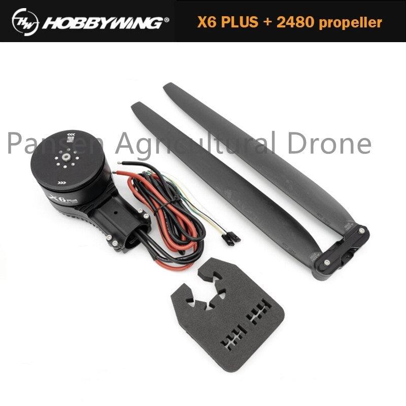 Hobbywing X6 Power System - for 10KG 10L EFT E610P Agricultural Drone Motor ESC Propeller and 30mm Tube Adapter - RCDrone