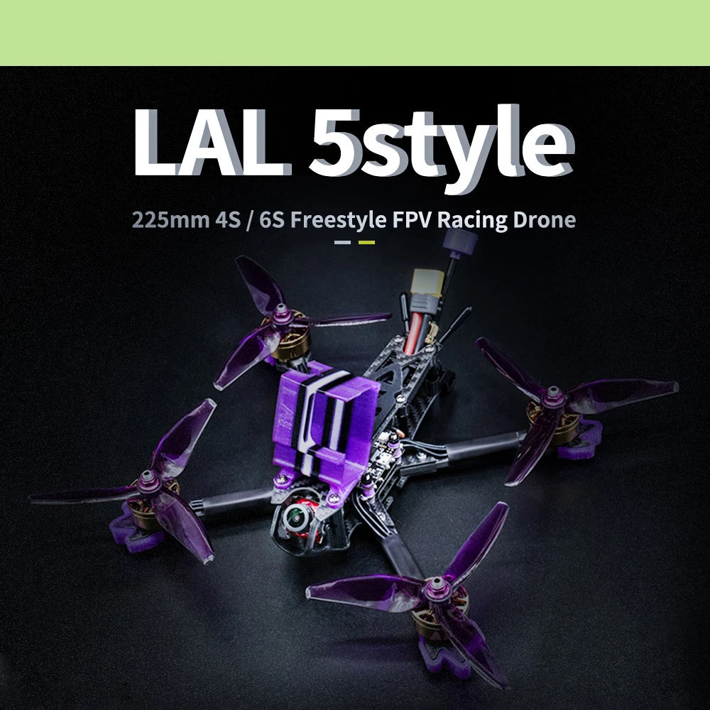 TCMMRC LAL5 Racing Drone, LAL Sstyle 225mm 4S / 6S Freestyle FPV Racing