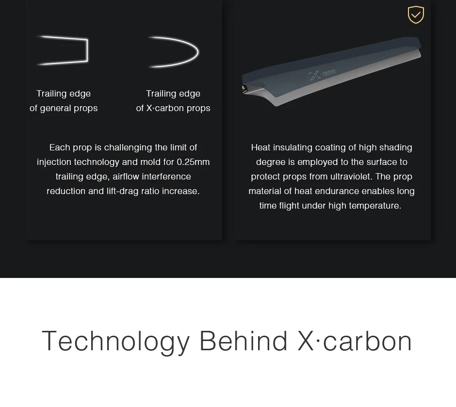 T-motor MF2211 Polymer 30 inch Folding propeller, each prop is challenging the limit of Heat insulating coating of high shading injection technology and mold