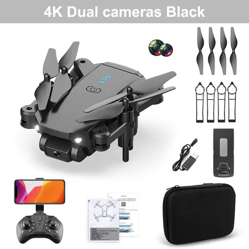Q12 Drone - 4k HD Camera WiFi Fpv Air Pressure Altitude Hold Black And Gray drone Foldable RC Drones Toy 26 Q12 Drone - 4k HD Camera WiFi Fpv Air Pressure Altitude Hold