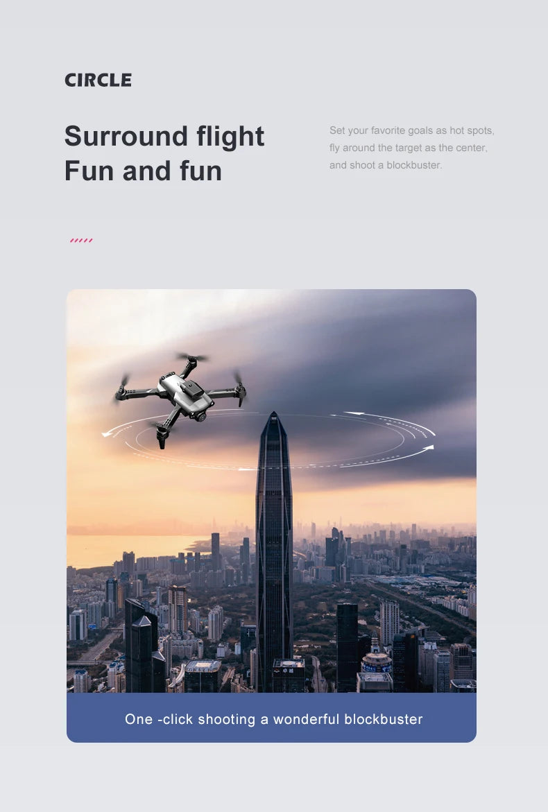 Novo 809 Drone - 4K HD camera WIFI FPV optical flow 360 degree obstacle avoidance foldable four axis RC helicopter toy 41 Novo 809 Drone, blockbuster fun and fun one click shooting wonderful blockbus